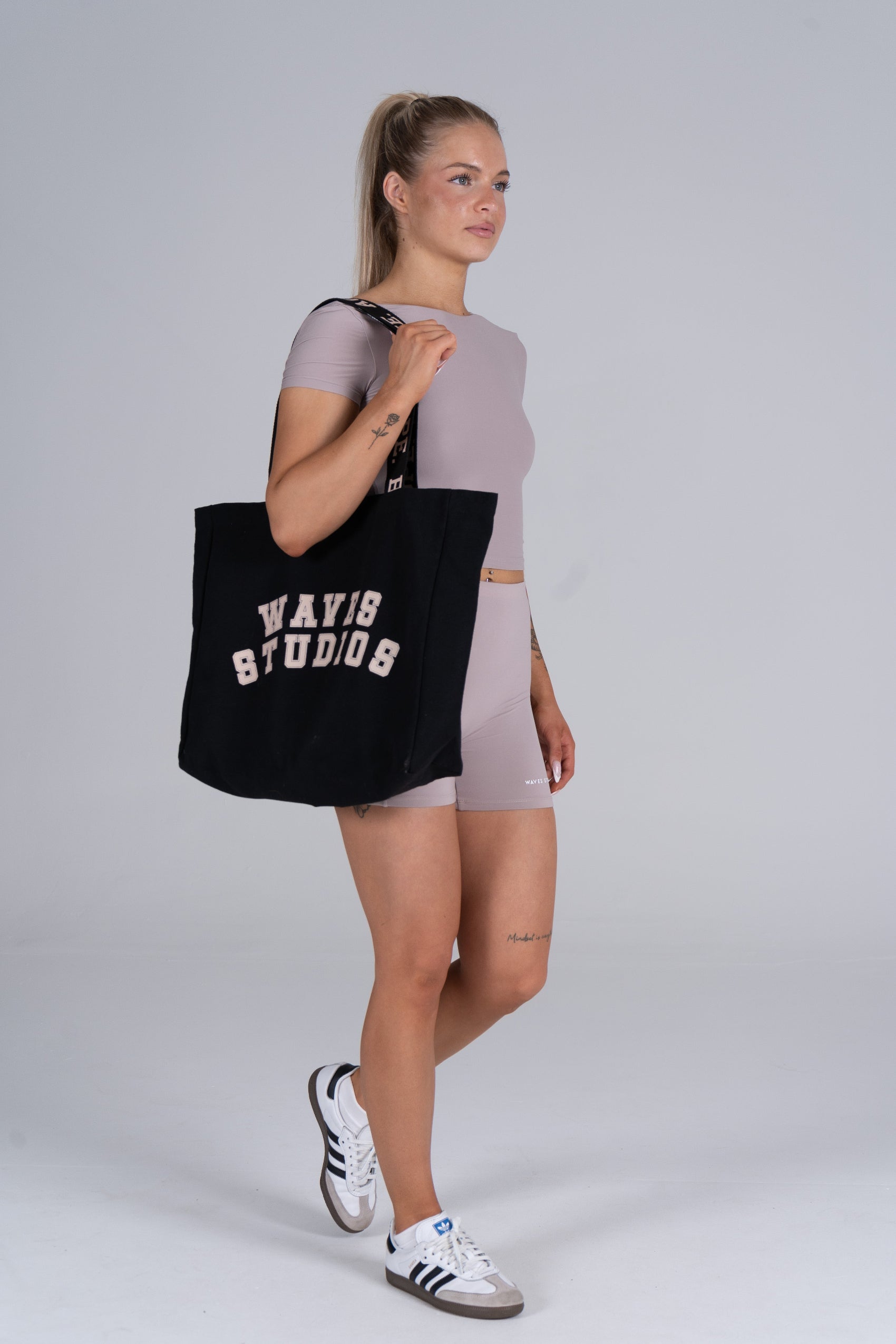 Branded Strap Tote Bag