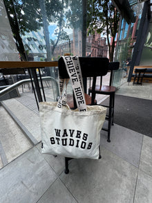 Branded Strap Tote Bag