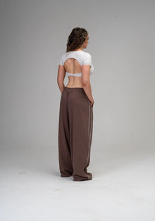 Studio Wide Leg Piped Sweatpant