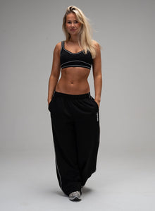 Studio Wide Leg Piped Sweatpant
