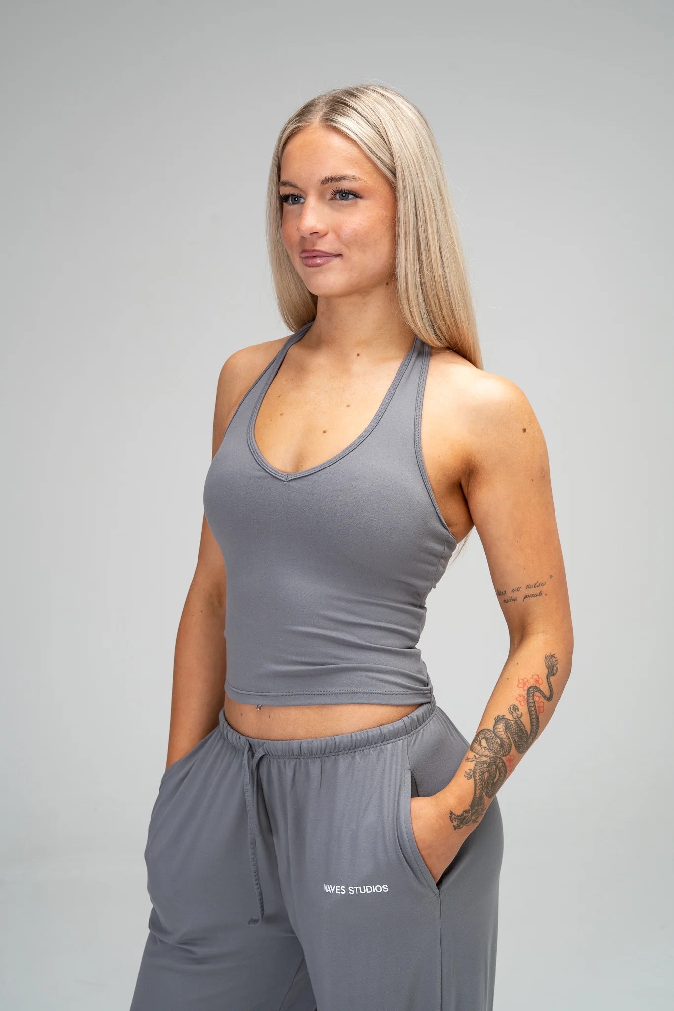 Timeless Fitted Halter Tank