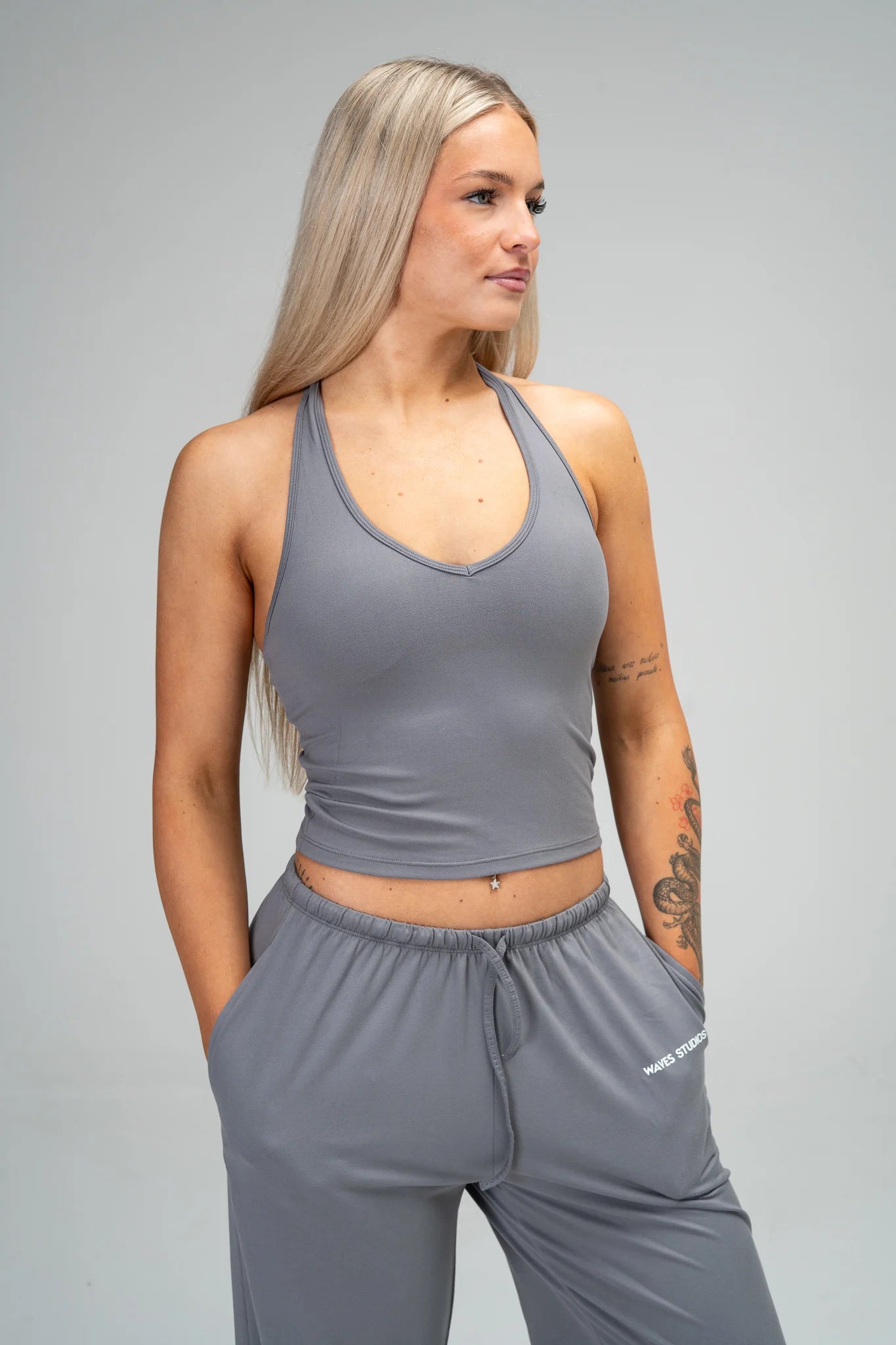 Timeless Fitted Halter Tank