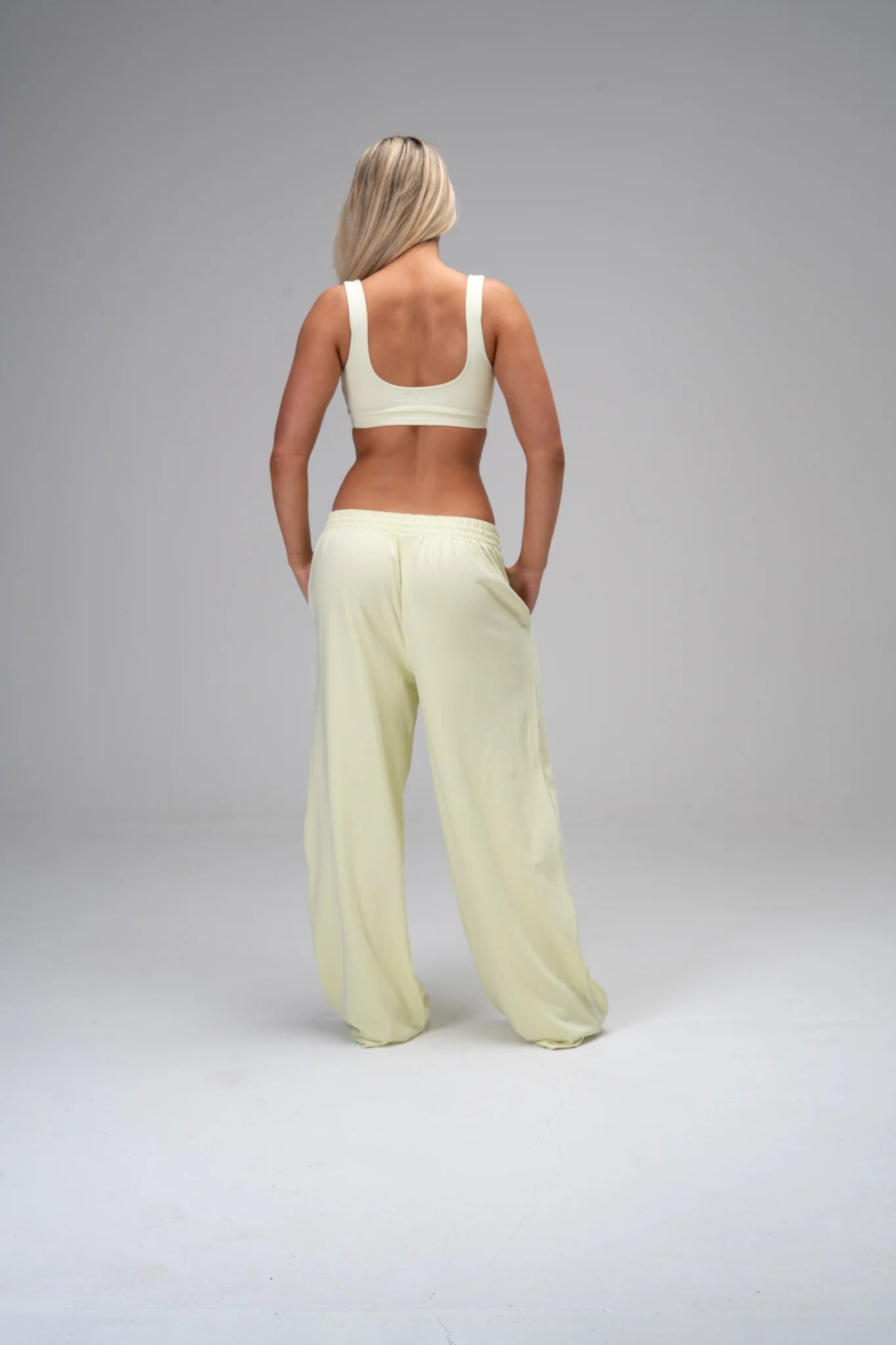 Studio Wide Leg Piped Sweatpant