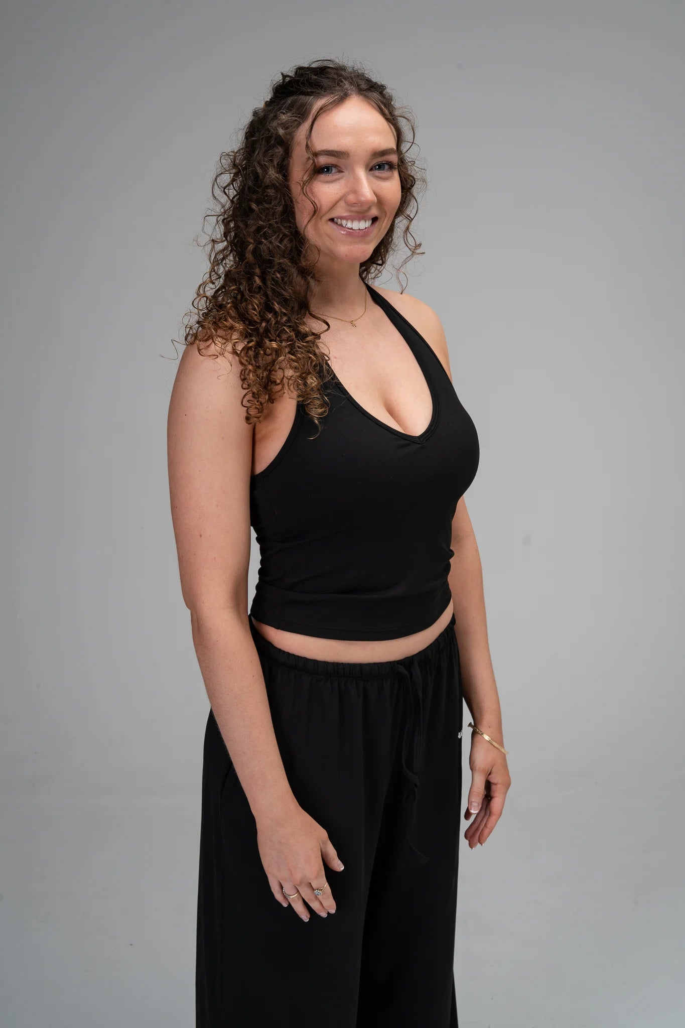 Timeless Fitted Halter Tank