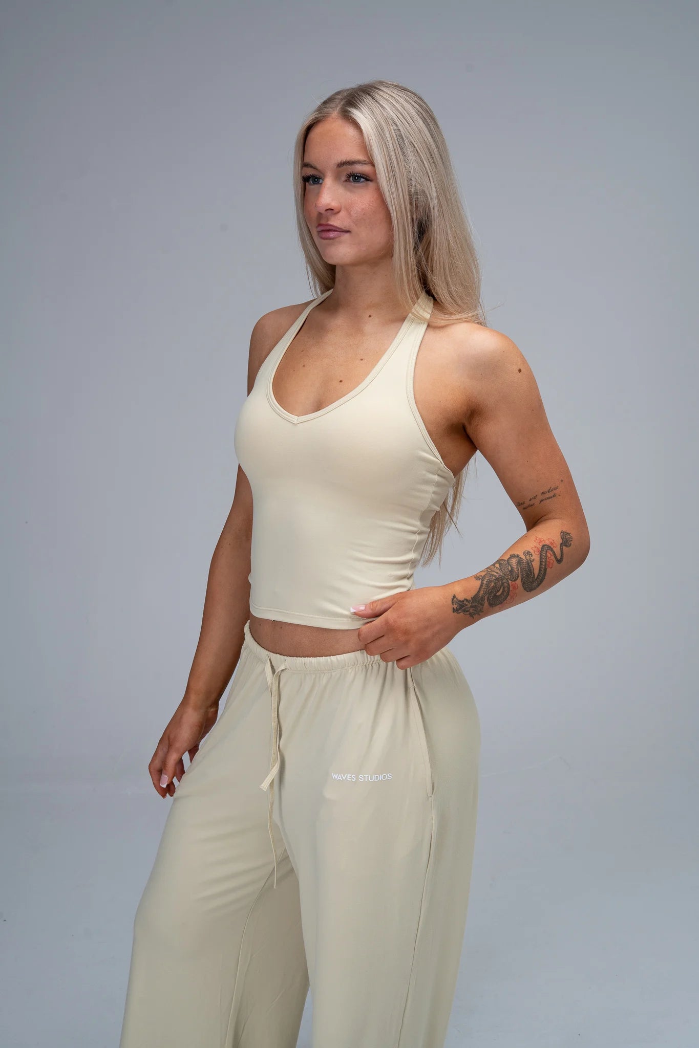 Timeless Fitted Halter Tank