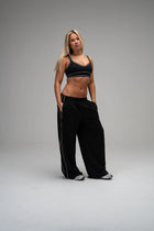 Studio Wide Leg Piped Sweatpant