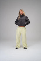 Studio Wide Leg Piped Sweatpant
