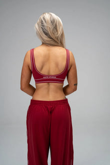 Studio Wide Leg Piped Sweatpant