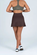 Side-Hem High Waist Skirt