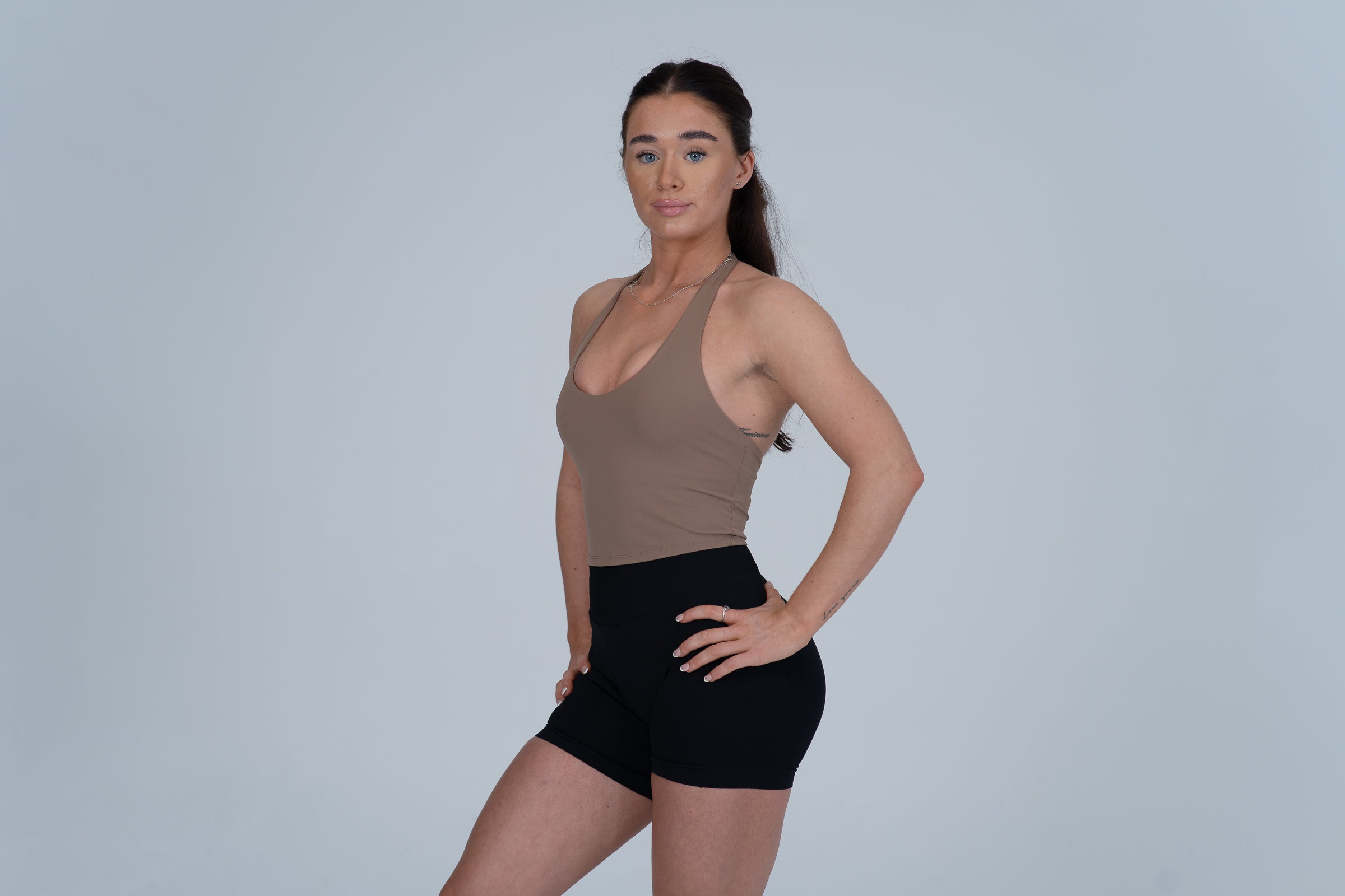 Glaze™ V-Neck Halter Tank