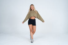 Slouch Long Sleeve Crop Top