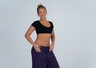 U-neck Sporty Crop Top