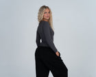 Crewneck Fitted Tee - LS