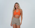 Halter V-neck Sports Bra